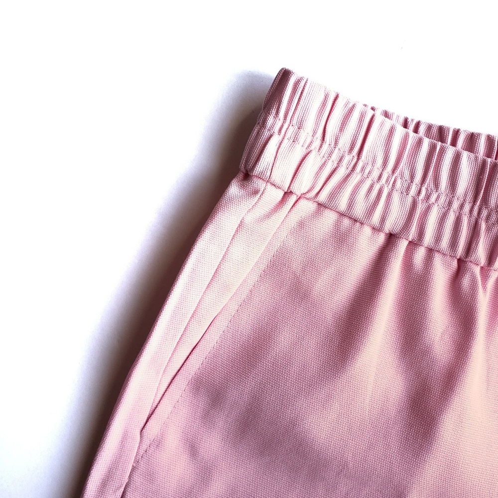 J. Crew Factory Textured Pink Shorts - Picture 2 of 5